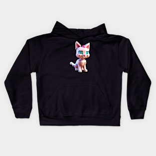 robot cat Kids Hoodie